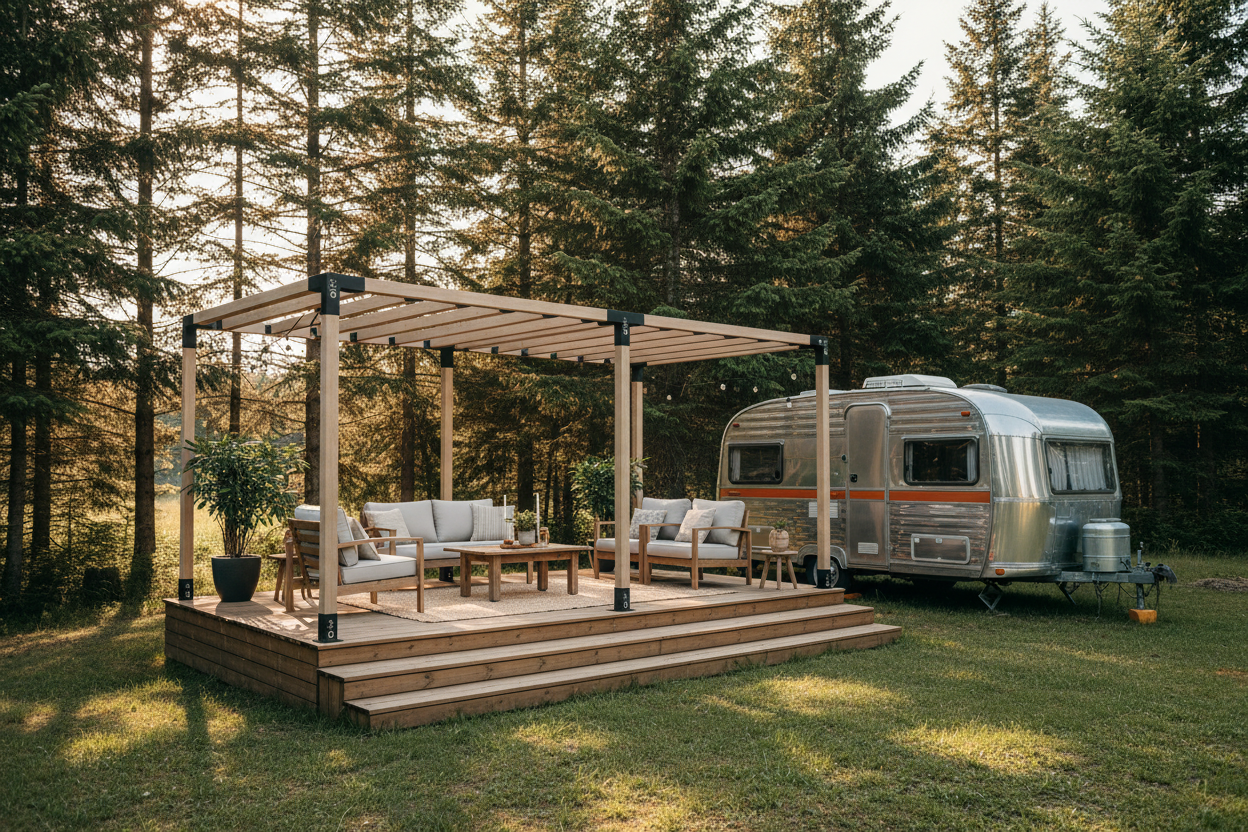 Double Pergolas