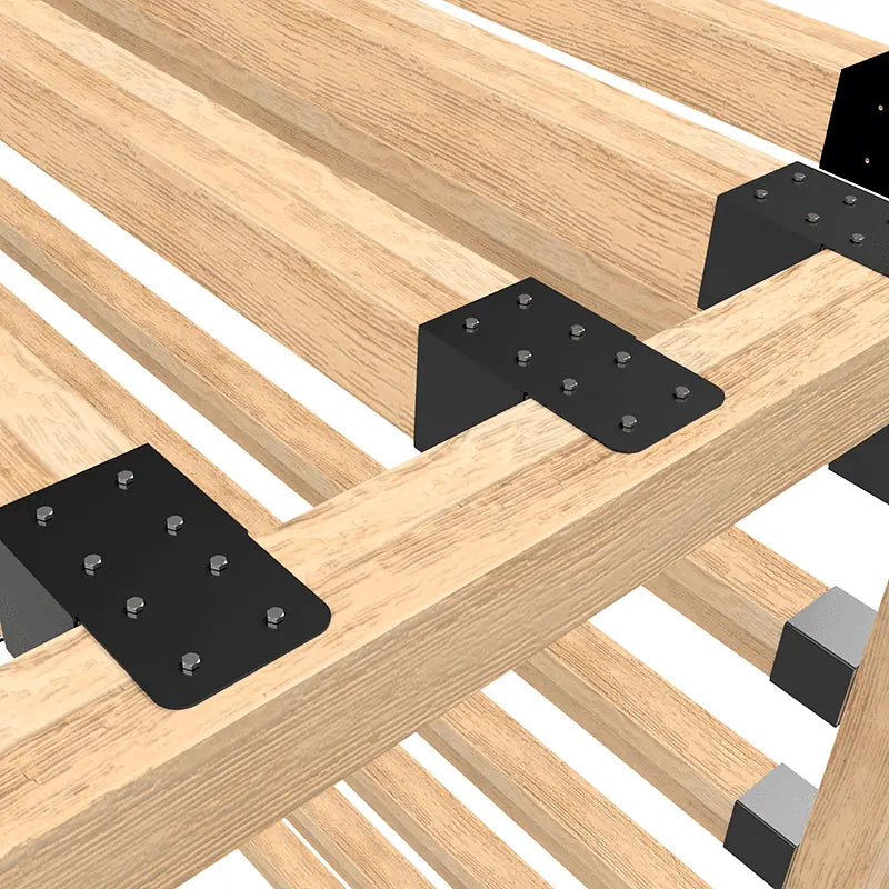 Jeu de plaques pour traverse 100×100 mm | LuxShade