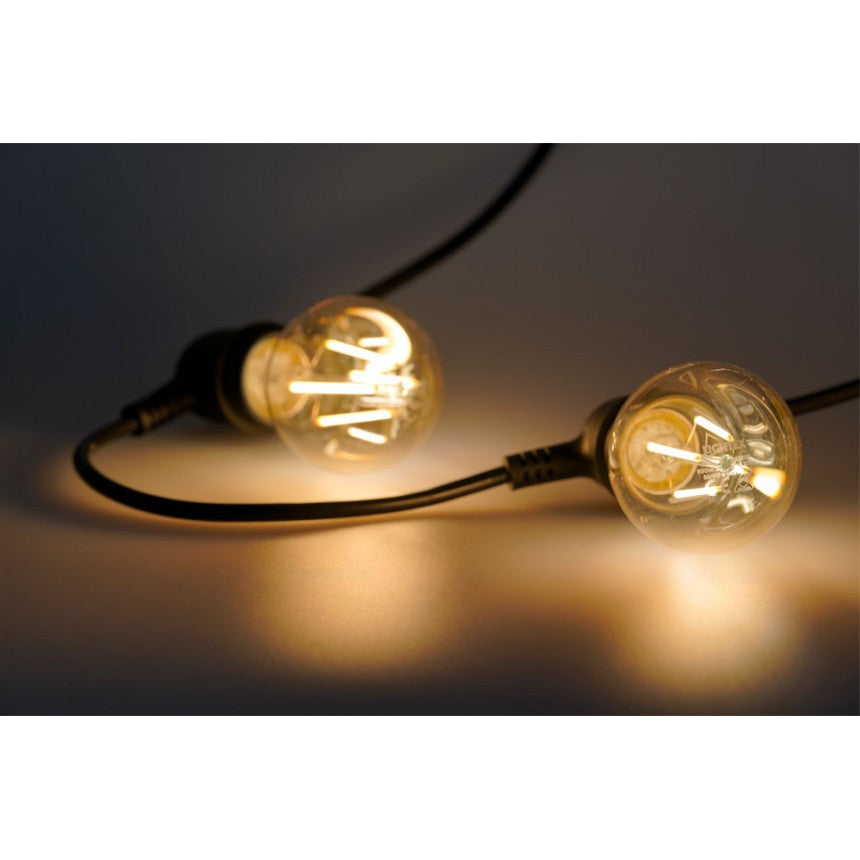 String Light 15xE27 5m IP44 – Lightex
