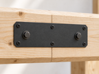 LuxShade I Plate – Straight Steel Connector Plate for Timber