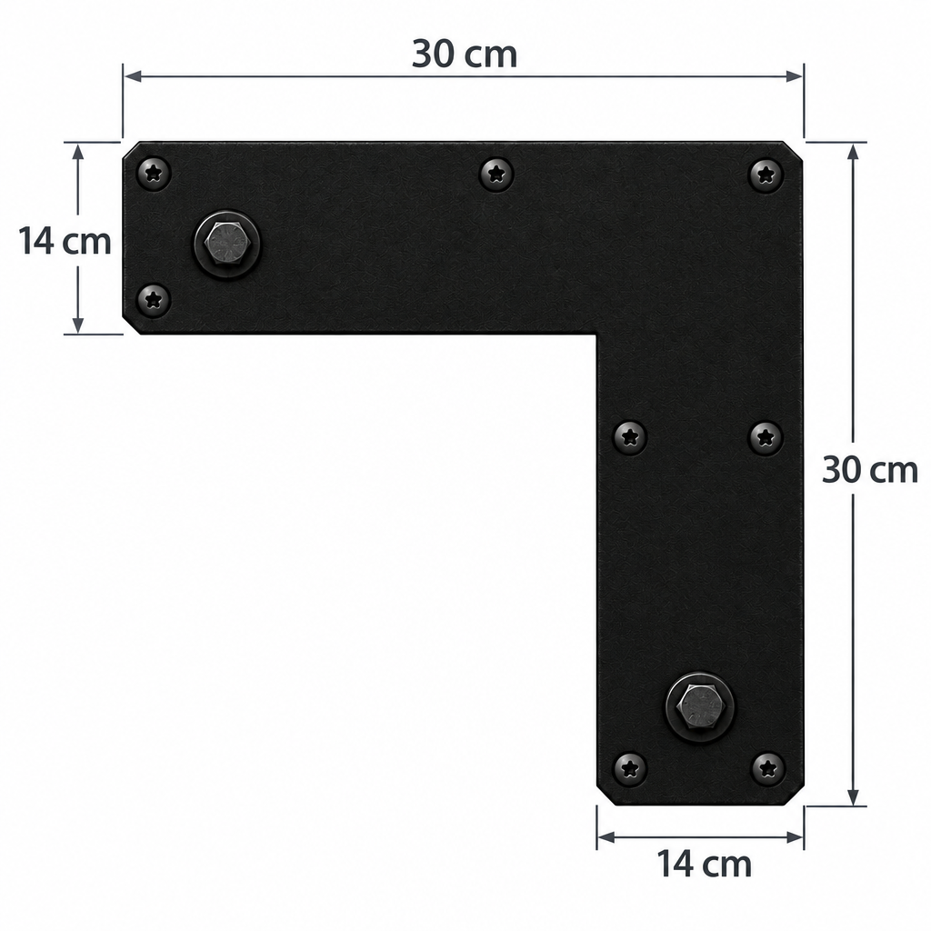 L-планка с рамена 14 см